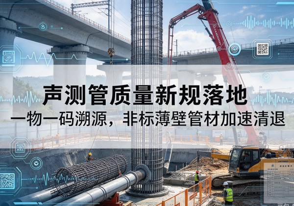 岳普湖声测管质量新规落地，一物一码溯源，非标薄壁管材加速清退