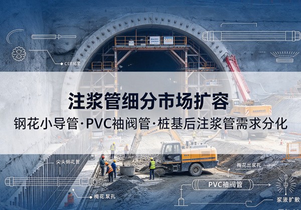 岳普湖注浆管细分市场扩容，隧道钢花小导管、PVC 袖阀管、桩基后注浆管需求分化